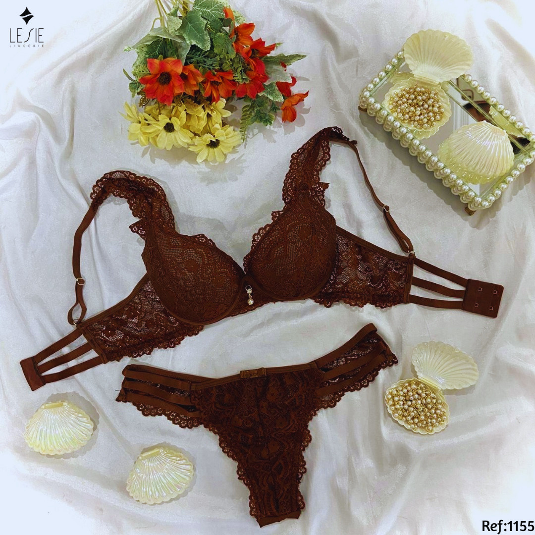 Conjunto Paixao na cor Vinho