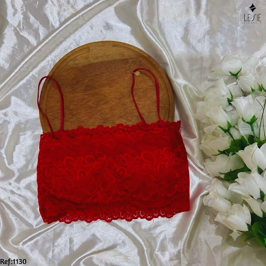 Top Confianca na cor Vermelho